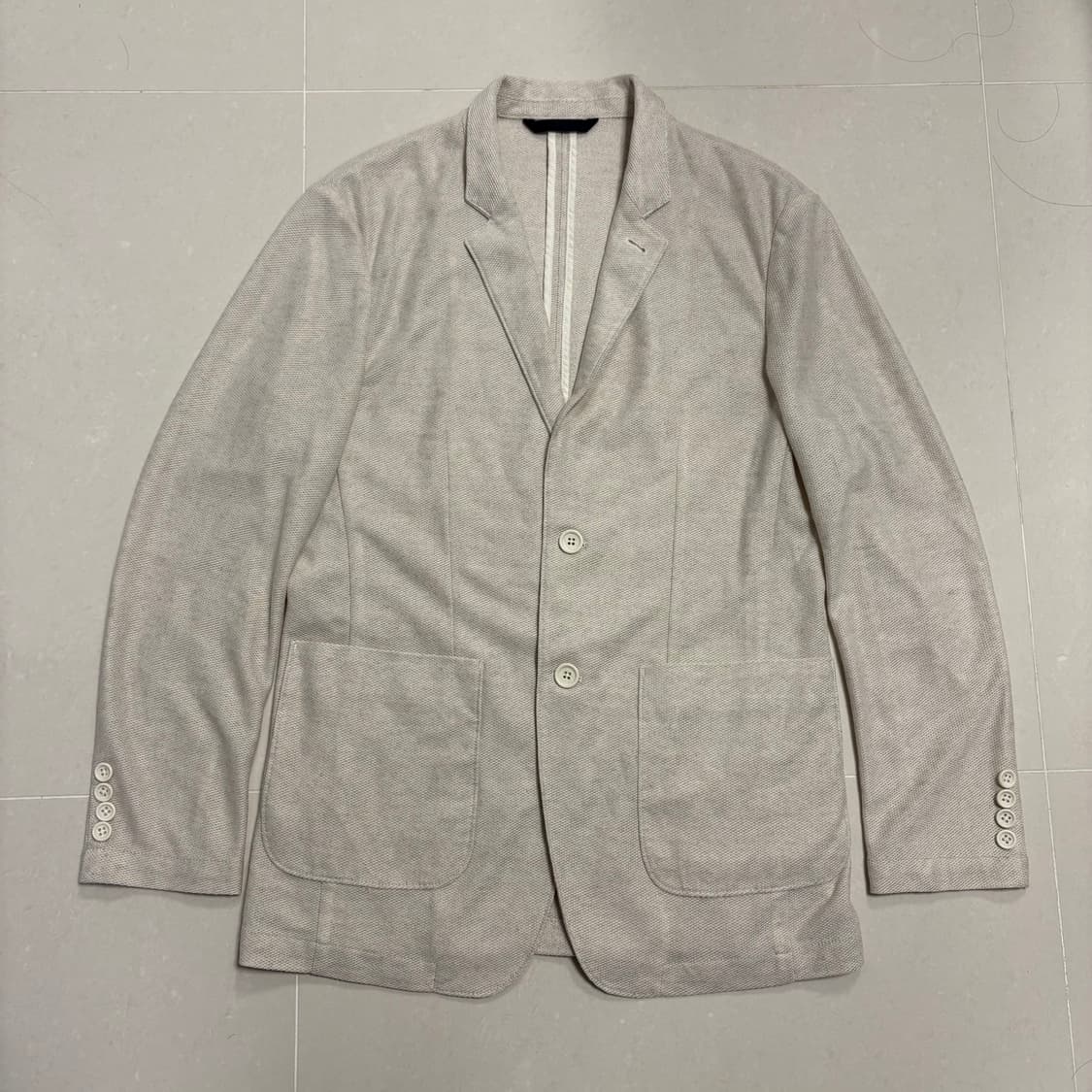 정품 시리즈 에피그램 베이지 린넨 블레이저 자켓 상품이미지3