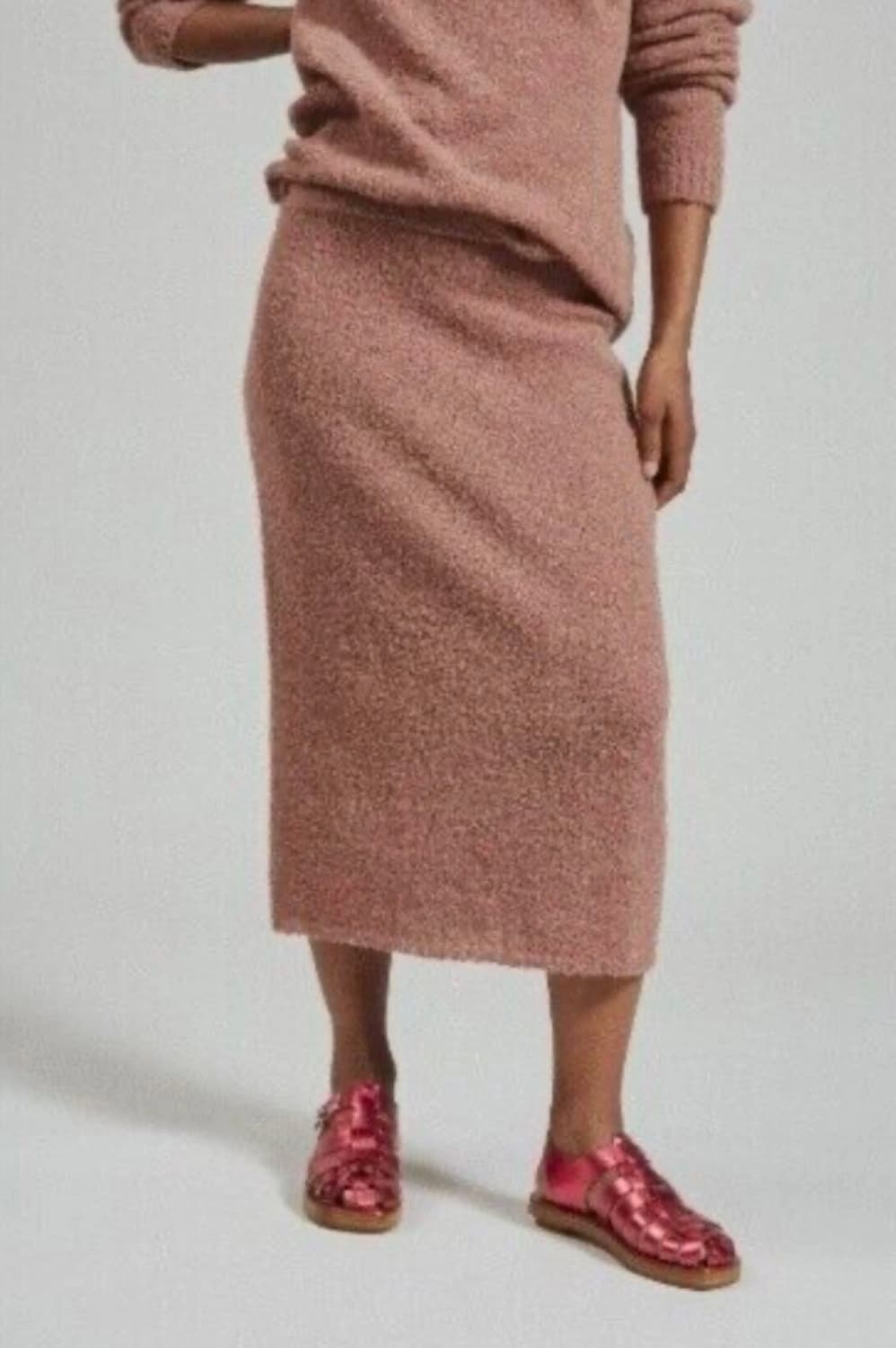 레이첼 코미 그레이 알파카 스커트 S 상품이미지2