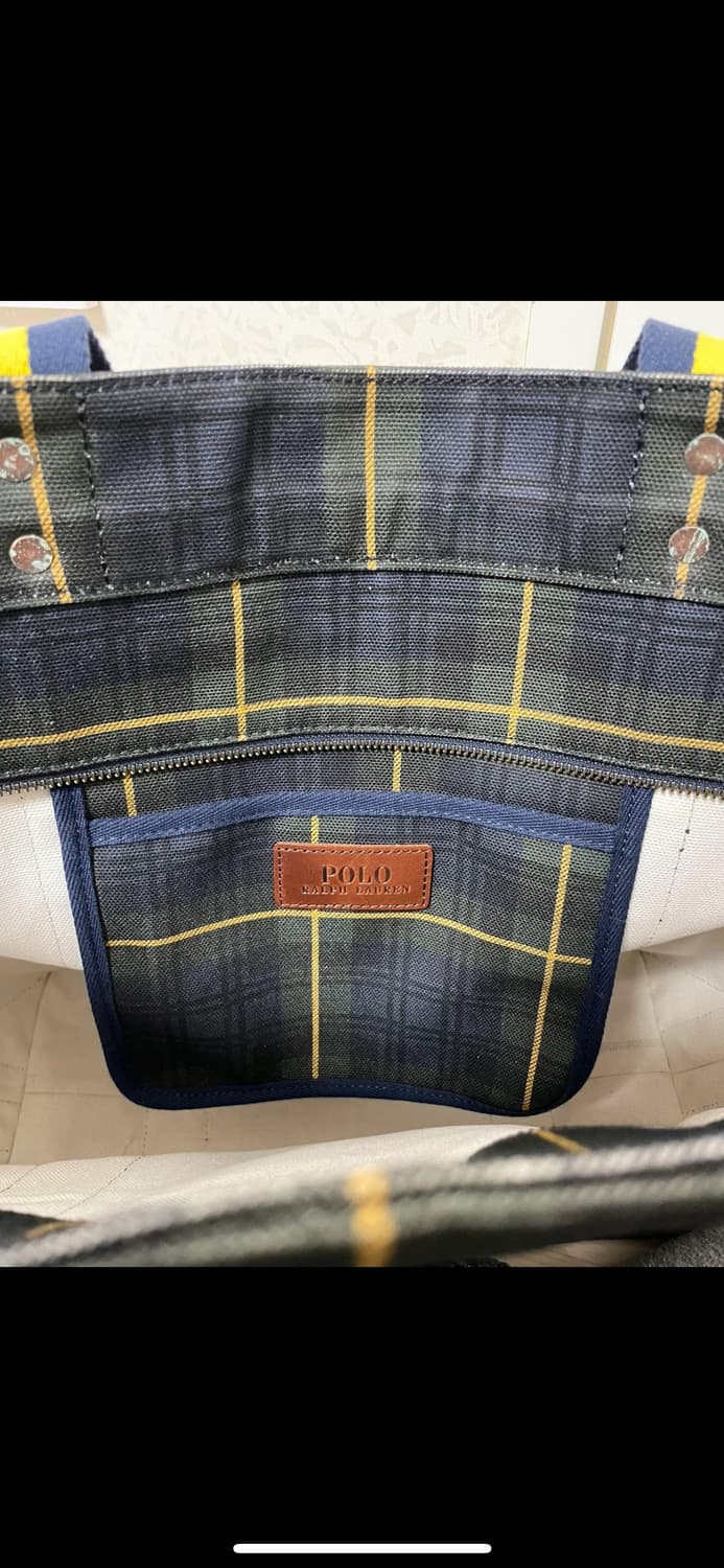 폴로 체크 토드백 상품이미지5