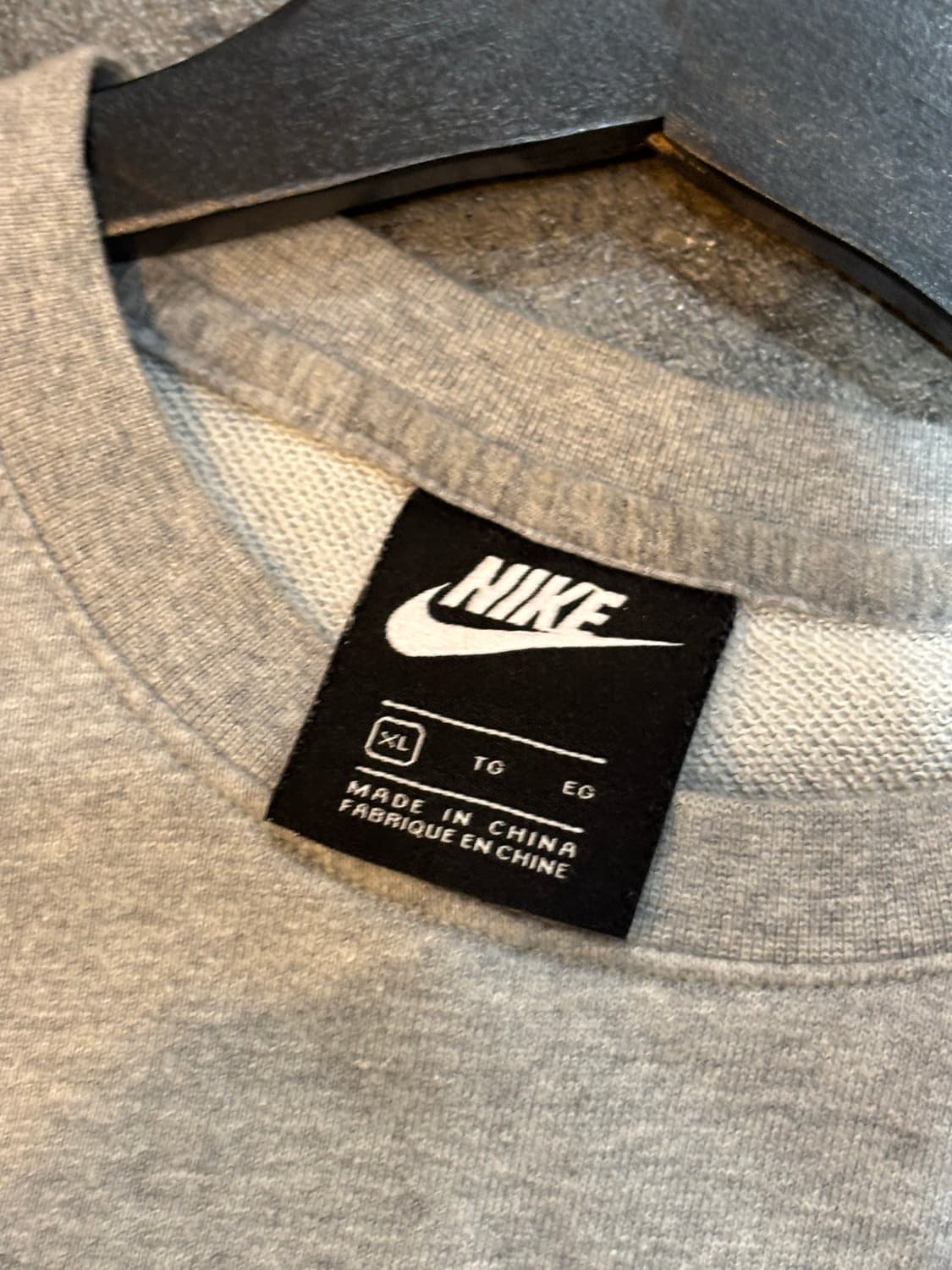 나이키 맨투맨 그레이 XL사이즈 상품이미지5
