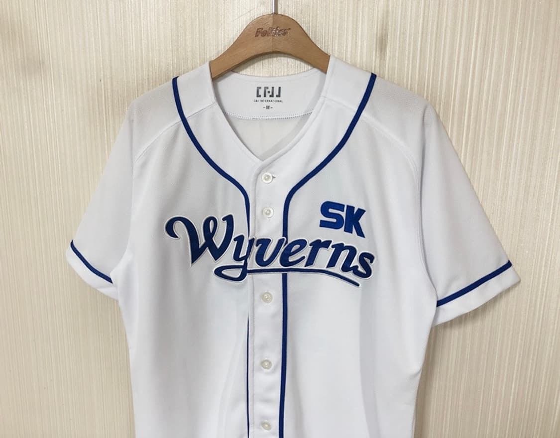 KBO SK와이번스 레트로유니폼/올드져지 M #14 최정 상품이미지6