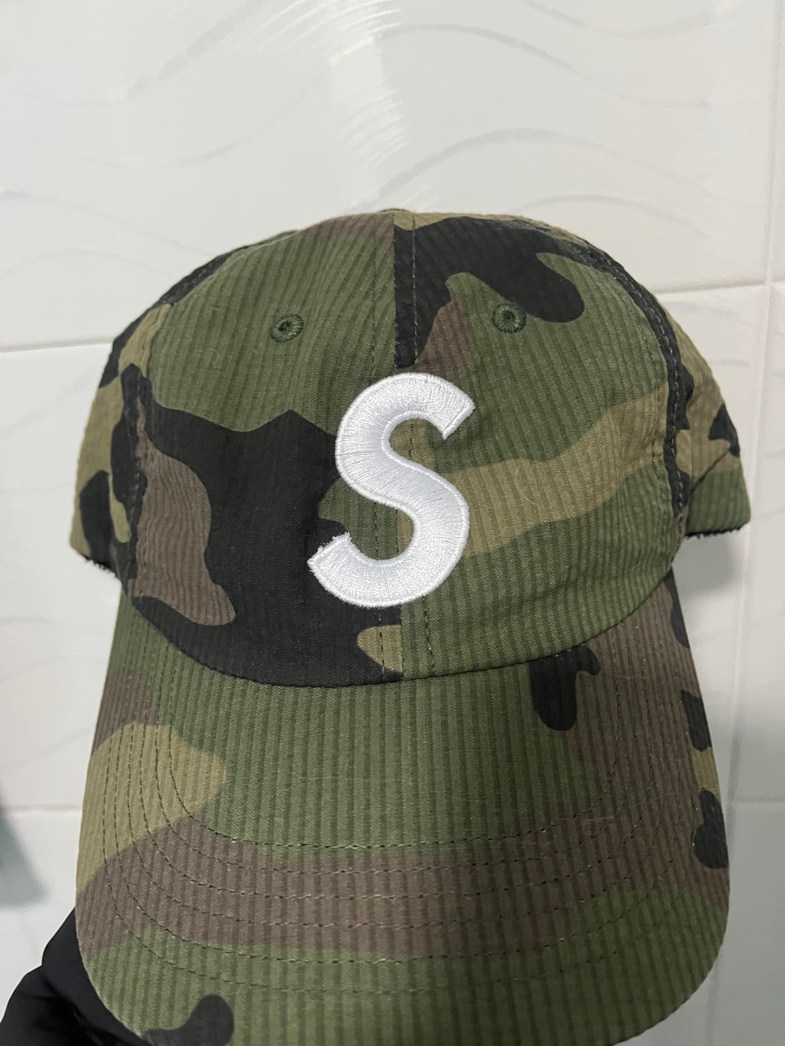 슈프림 시어서커 s로고 카모 상품이미지2