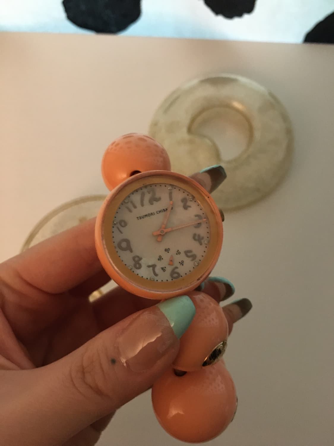 츠모리치사토 해피볼 시계 Orange color 상품이미지2