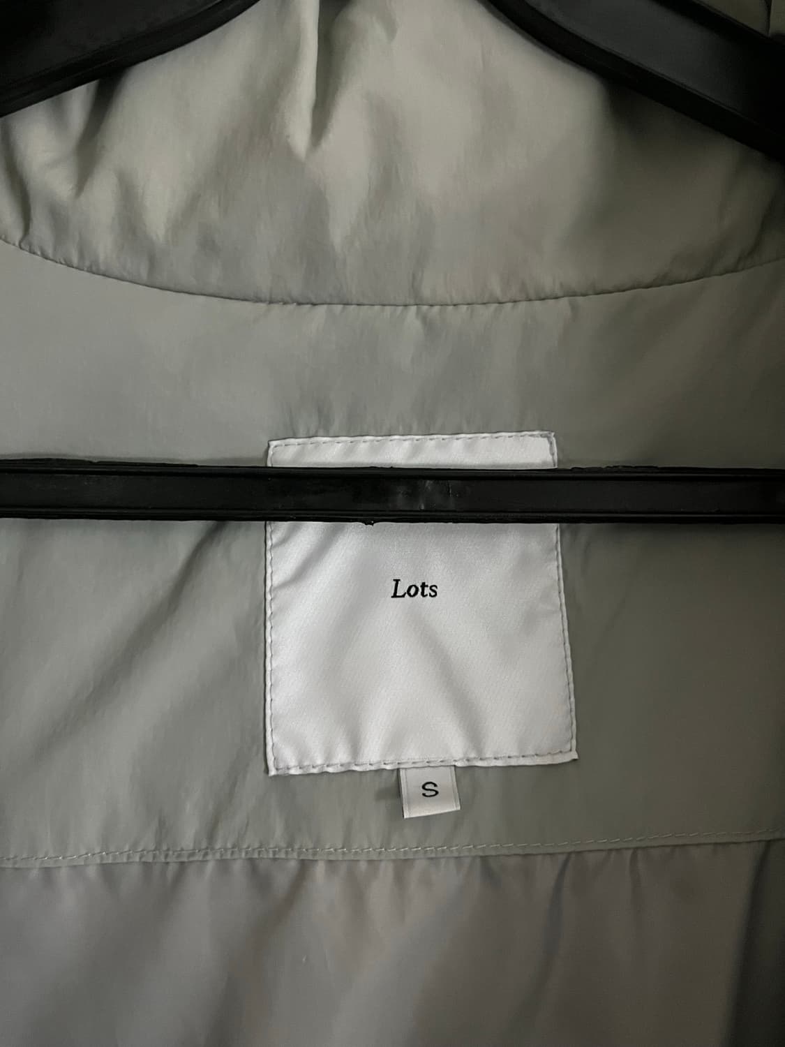 Lots 숏 다운 점퍼 문그레이 S 상품이미지4