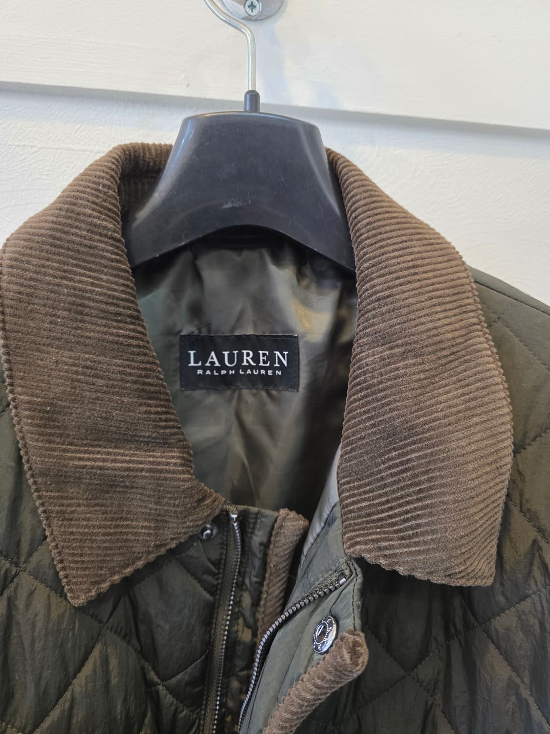 랄프로렌 퀼팅 자켓 코듀로이 카라 상품이미지2