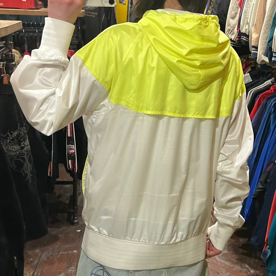 [HI] nike 바람막이 라이트그린&화이트 상품이미지5