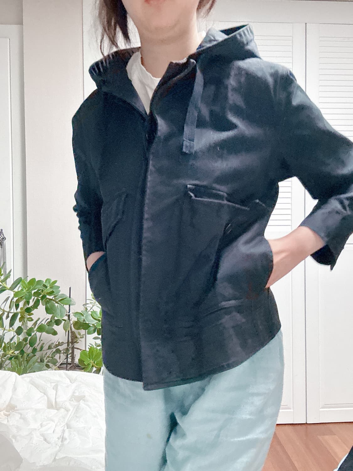 MHL 마가렛호웰 블랙 아우터 2사이즈 상품이미지5