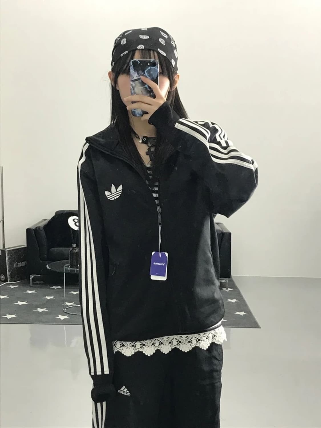  아디다스 파이어버드 블랙 져지 상품이미지2