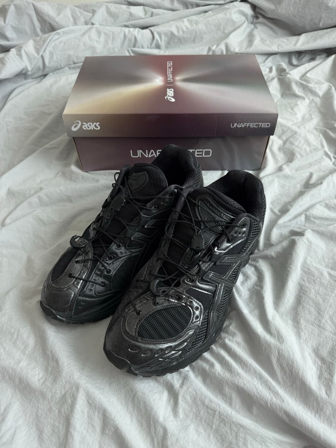 아식스 x 언어펙티드 젤 님버스 10.1 블랙 블랙 280 상품이미지1