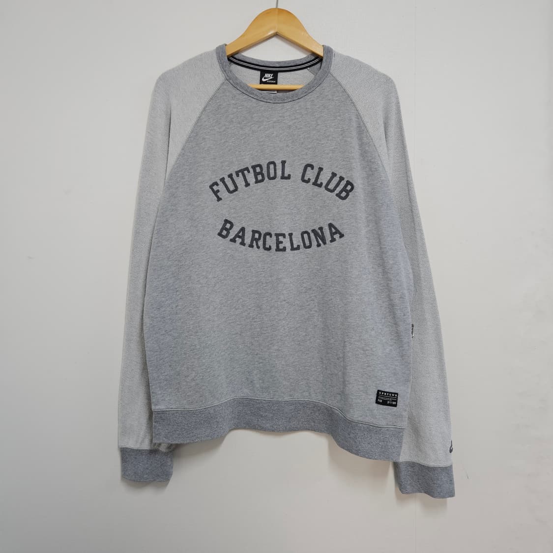 XXL 110 희귀템 나이키 바르셀로나 맨투맨 그레이 상품이미지2