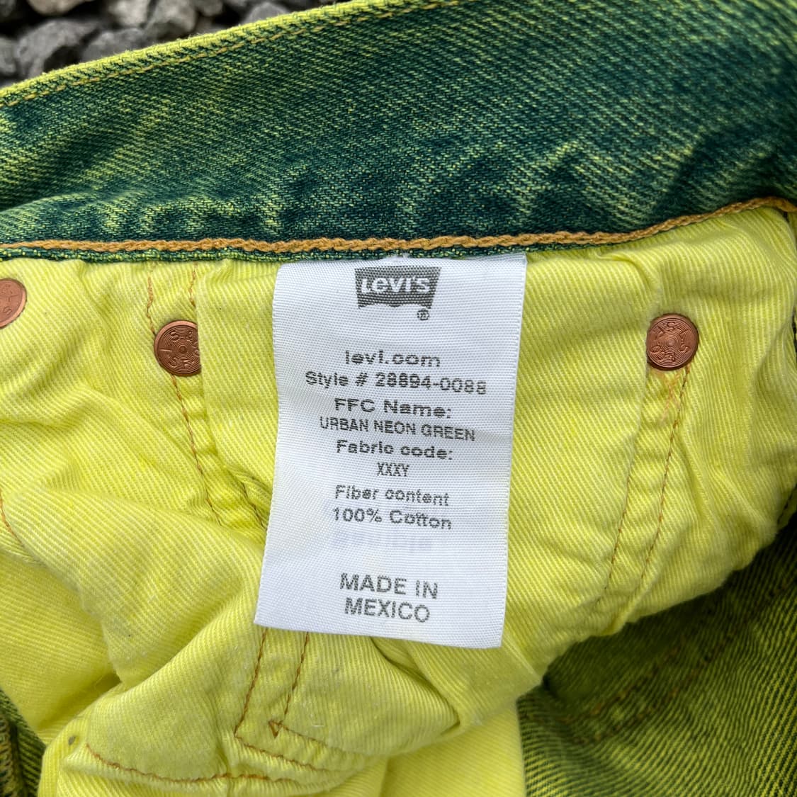 리바이스 501CT   워싱데님  (실측확인) 상품이미지4