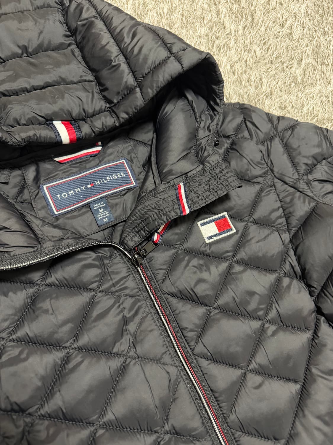 [M] 타미힐피거 여성 경량 퀼팅 점퍼 상품이미지1