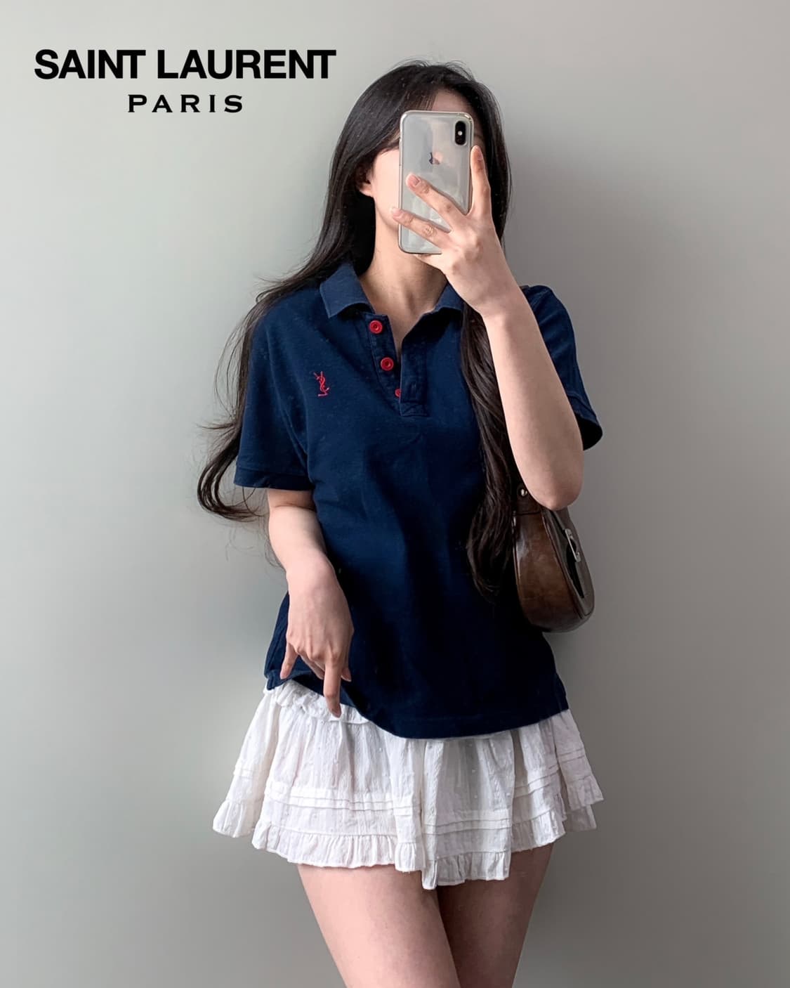 입생로랑 반팔 카라티  상품이미지2