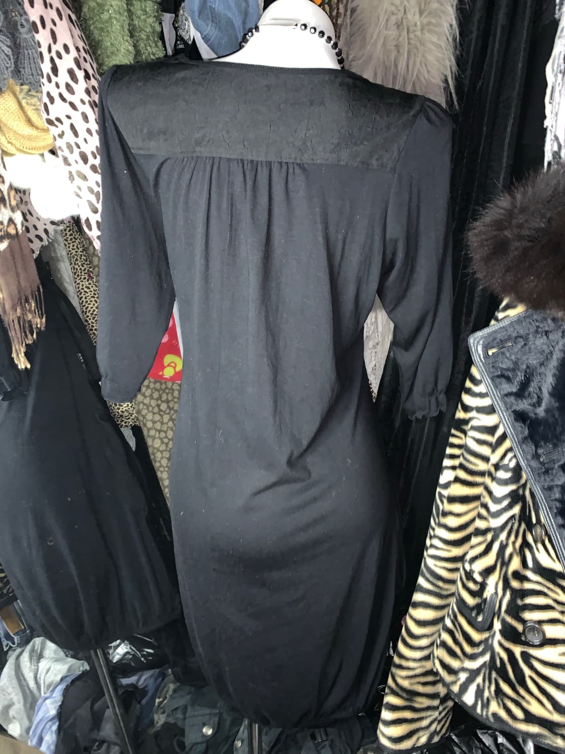 y2k 패치워크 스트링 디자인 원피스 상품이미지5