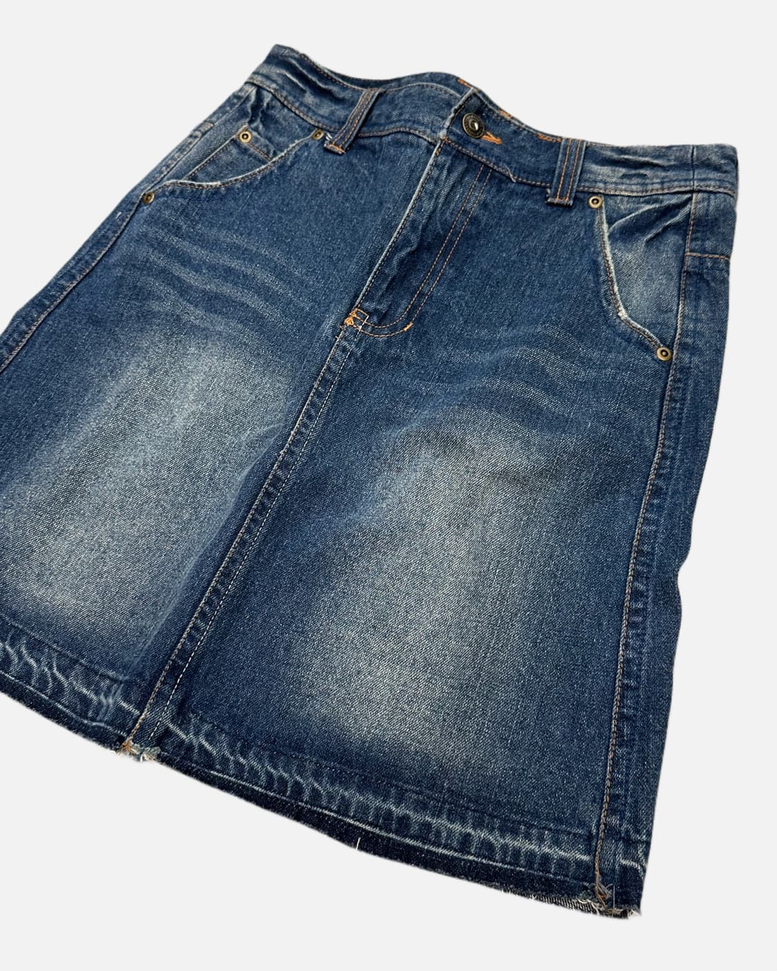 fade strap denim skirt 상품이미지4