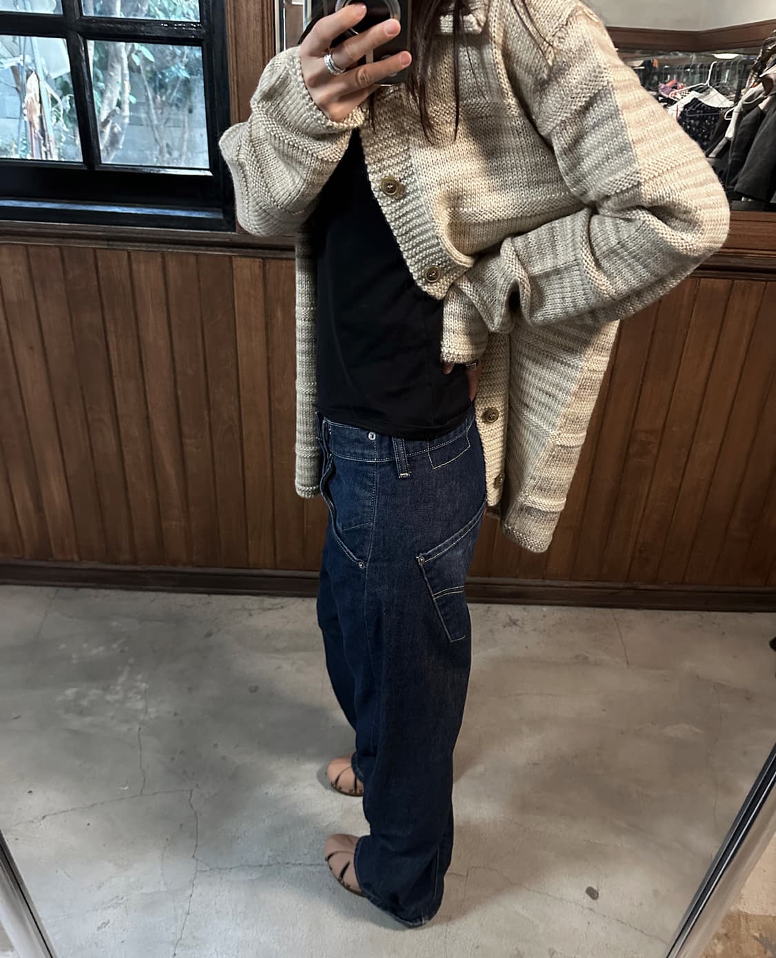 HUGO BOSS striped knit jacket cardigan 상품이미지4