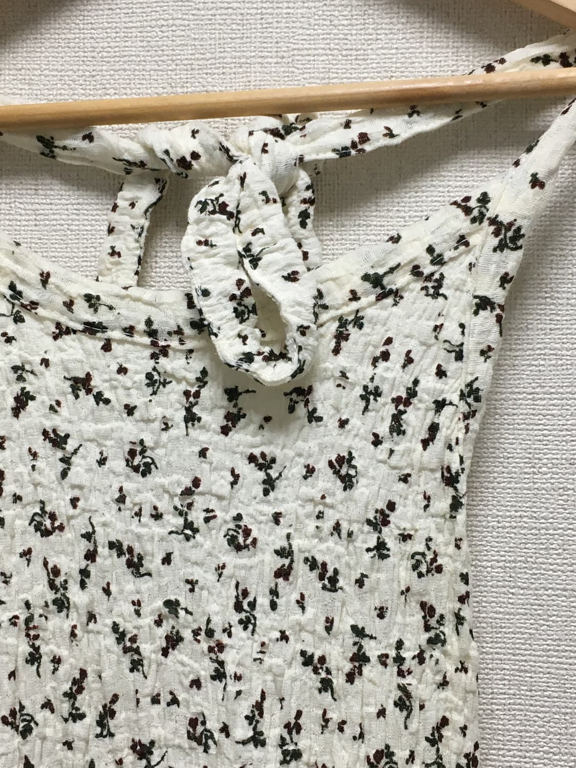 새상품 / 플라워 홀터 미니 원피스 상품이미지1