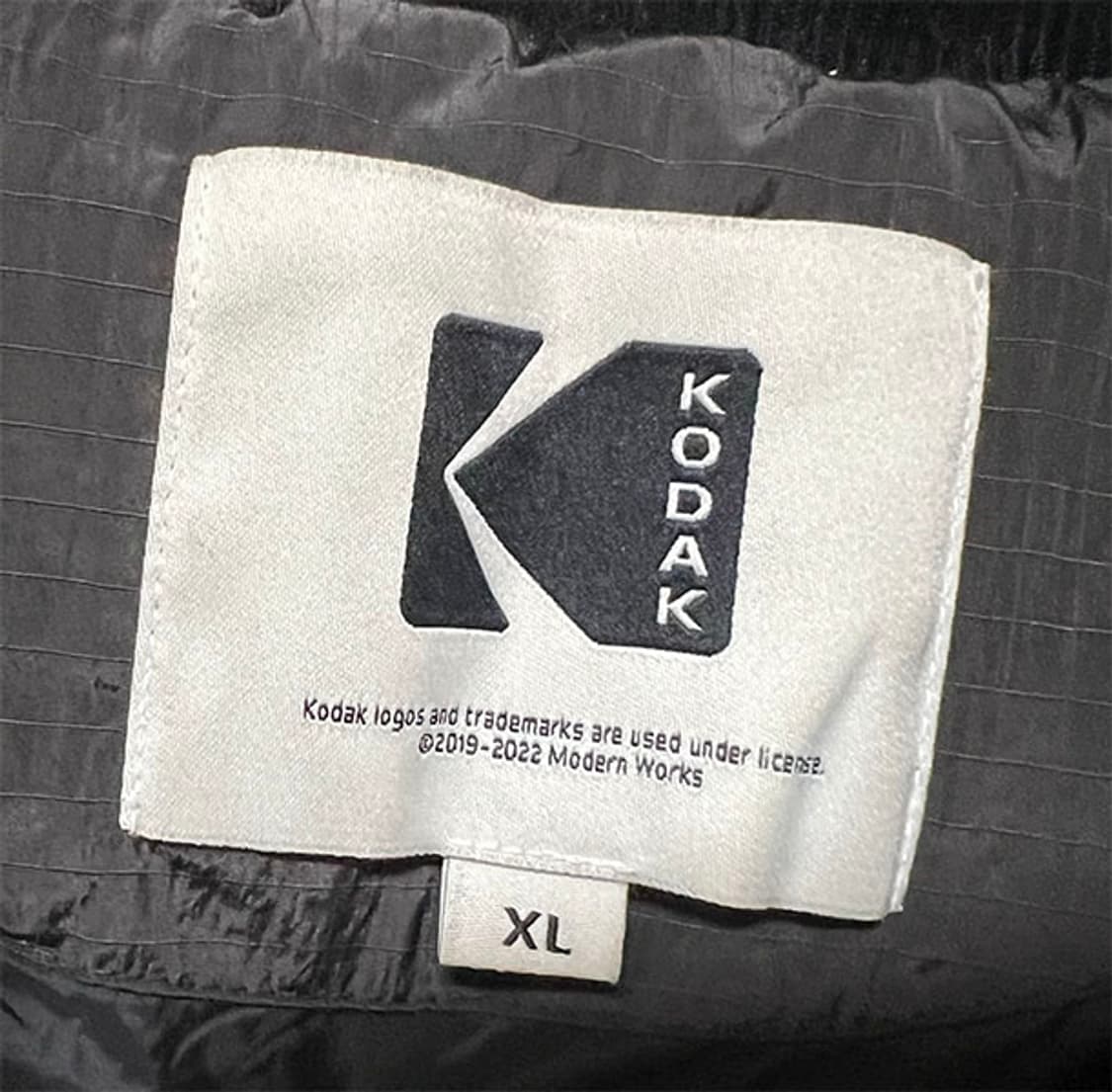 KODAK 코닥 남자 패딩점퍼 웰론 사각퀼팅 XL 105 상품이미지3