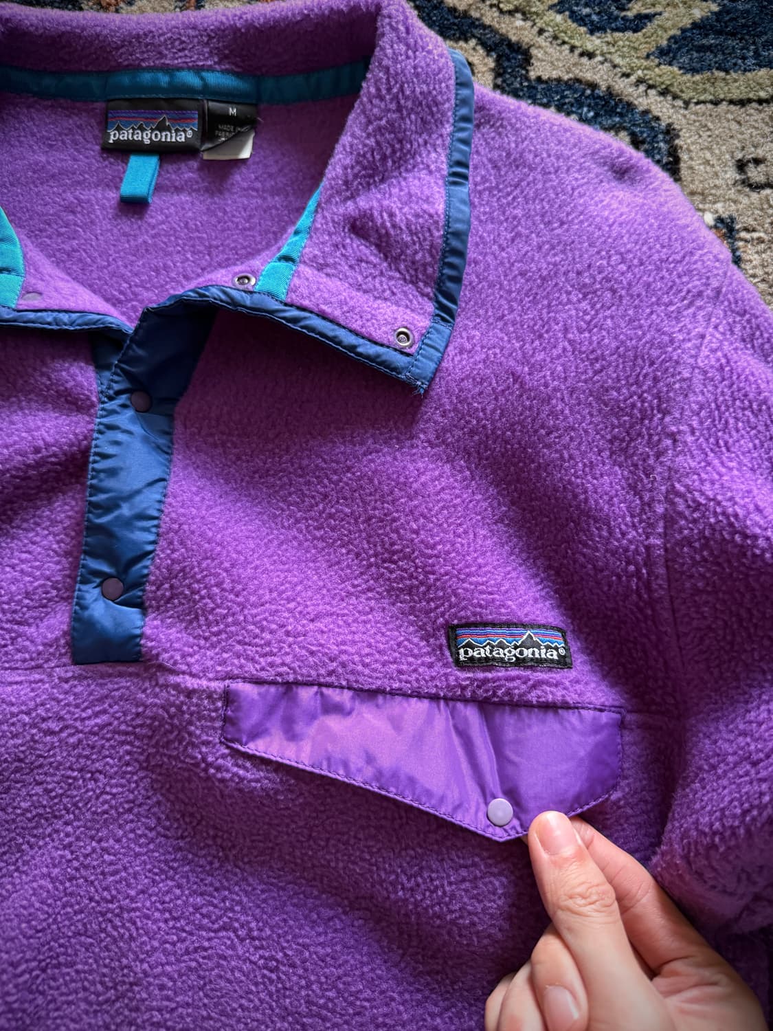 90s Patagonia Synchilla Snap-T Feleece 상품이미지4