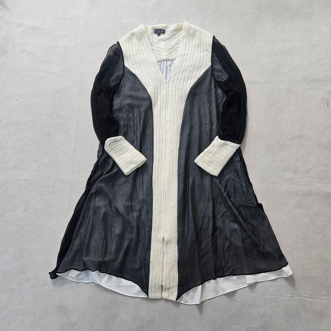 실측확인 빈티지 여성 고급 롱 가디건 0401Y 상품이미지1