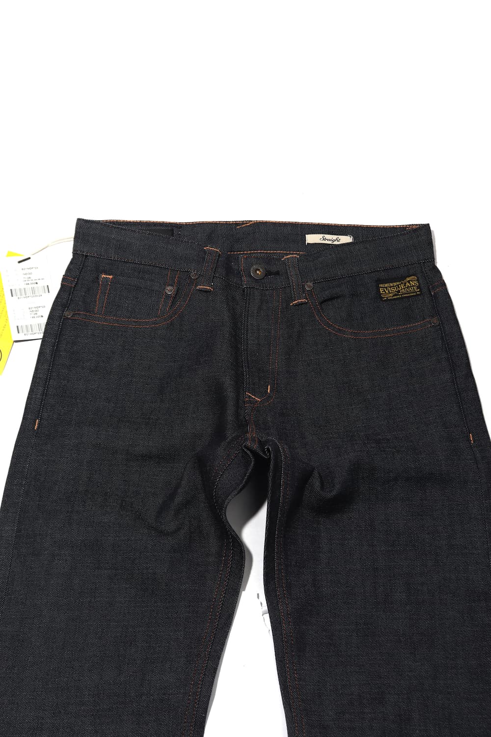 EVISU 미사용 슬림핏 셀비지 데님 팬츠 size 28 상품이미지3