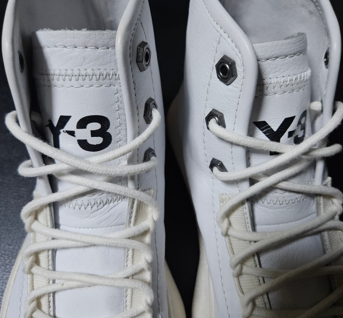 260 Y-3 바쇼 하이탑 스니커즈 화이트 상품이미지5