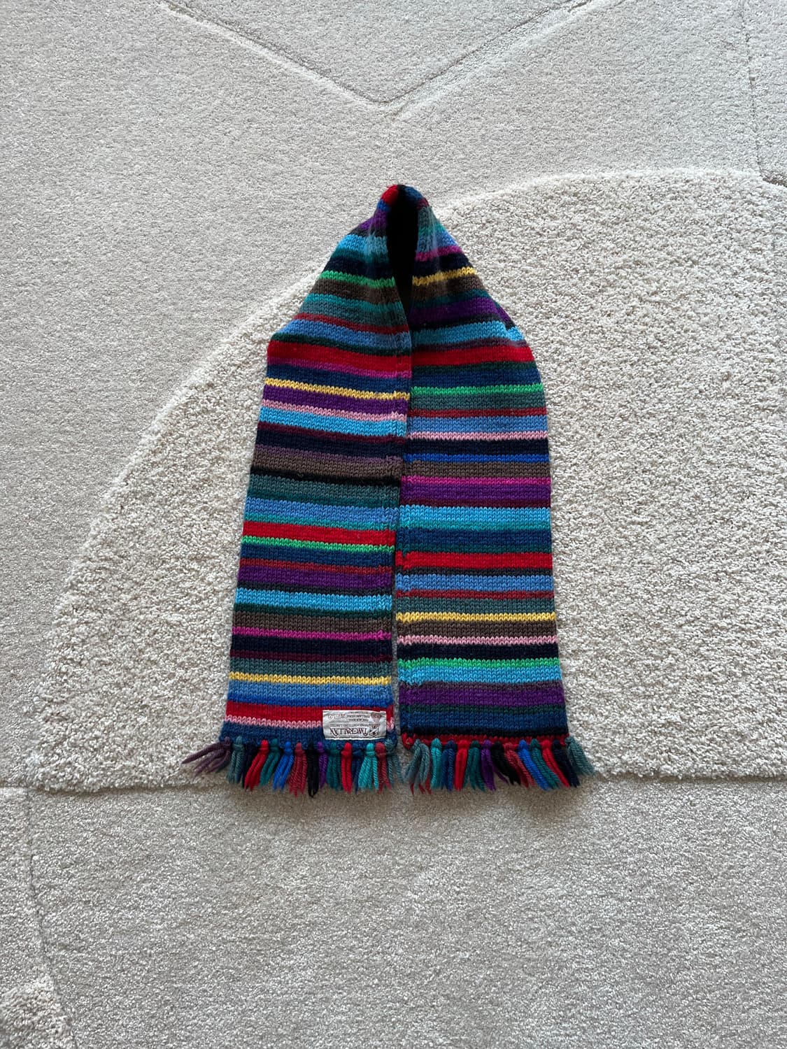 인버알란 핸드니트 울 머플러 상품이미지2