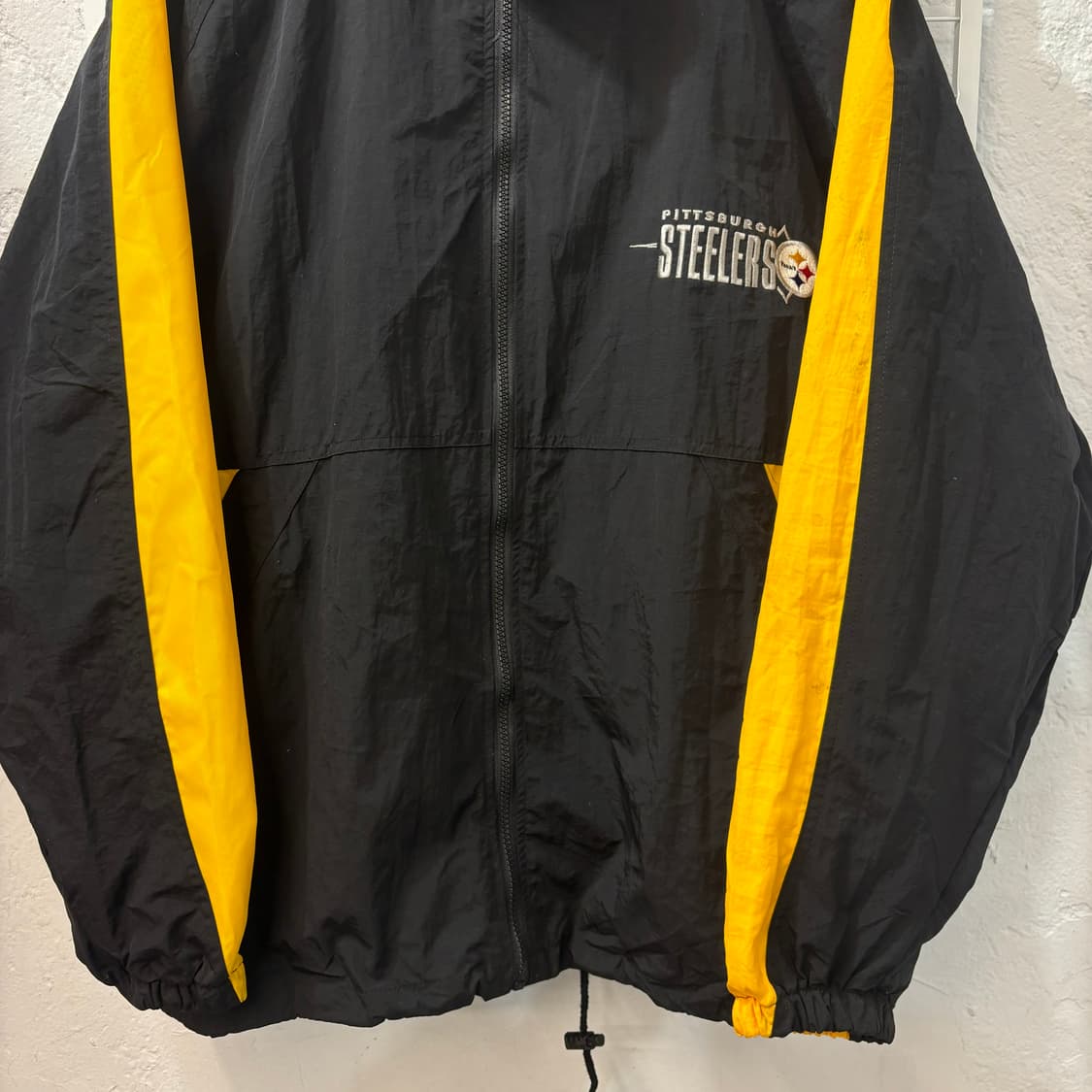 NFL X 스타터 90s 올드스쿨 피츠버그 스틸러스 바람막이 XL 상품이미지4