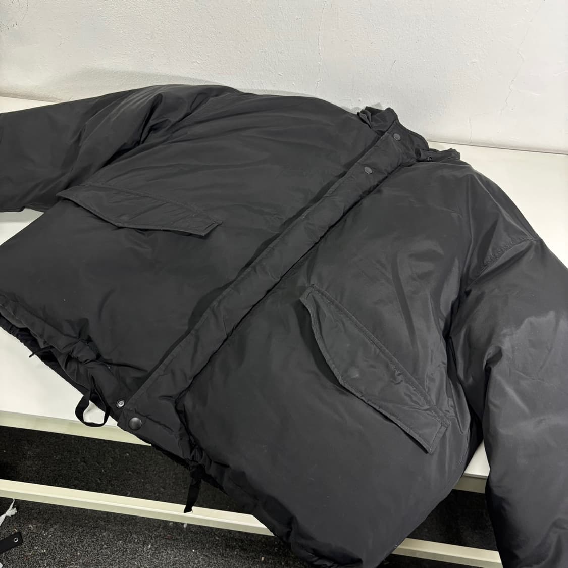 L-XL 라퍼지스토어 블랙 오버핏 빵빵 오리털패딩 상품이미지2