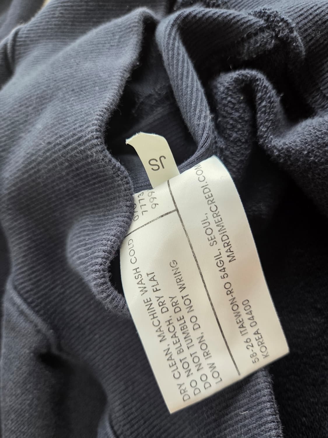 마르디 메르크디 프린팅 네이비 맨투맨 L 상품이미지5