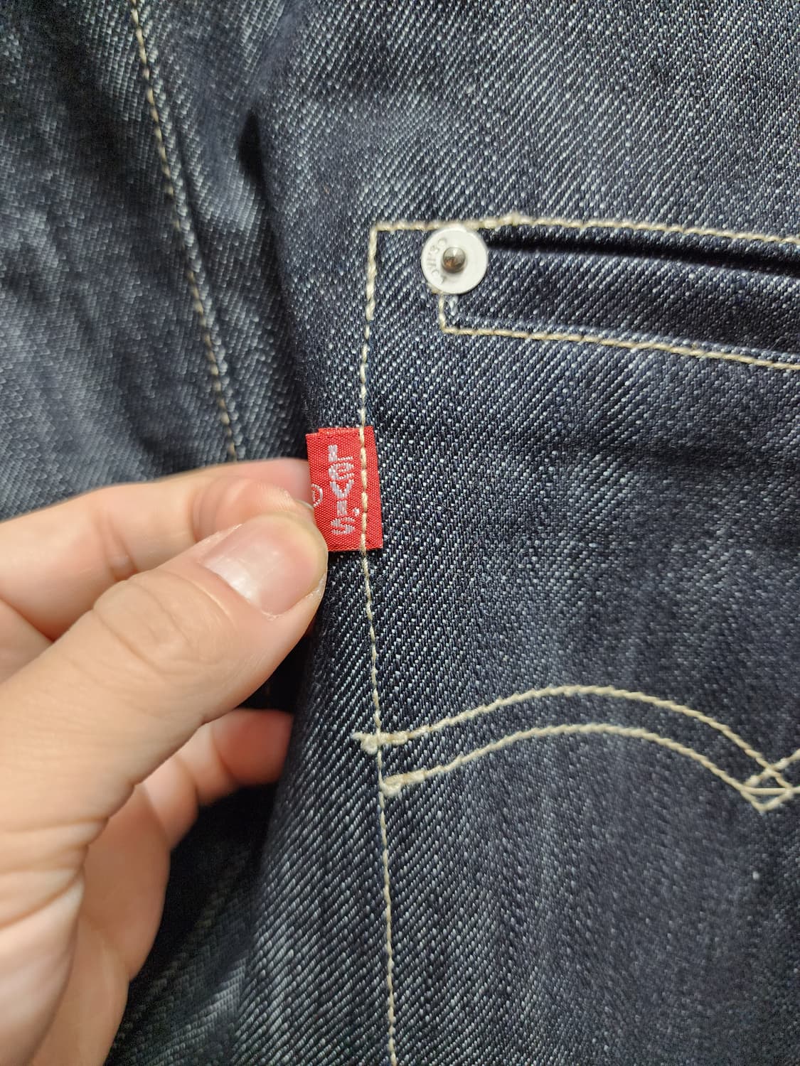 (새상품) 리바이스 엔지니어드 USA 생지 청바지  상품이미지4