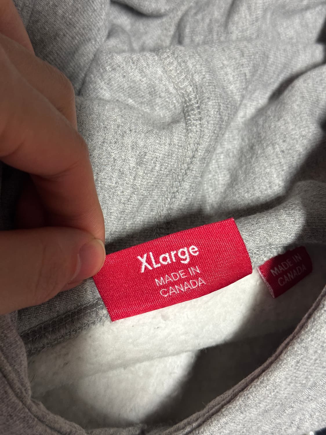 21FW 슈프림 펄 로고 후드 스웨트셔츠 그레이 XL 상품이미지4