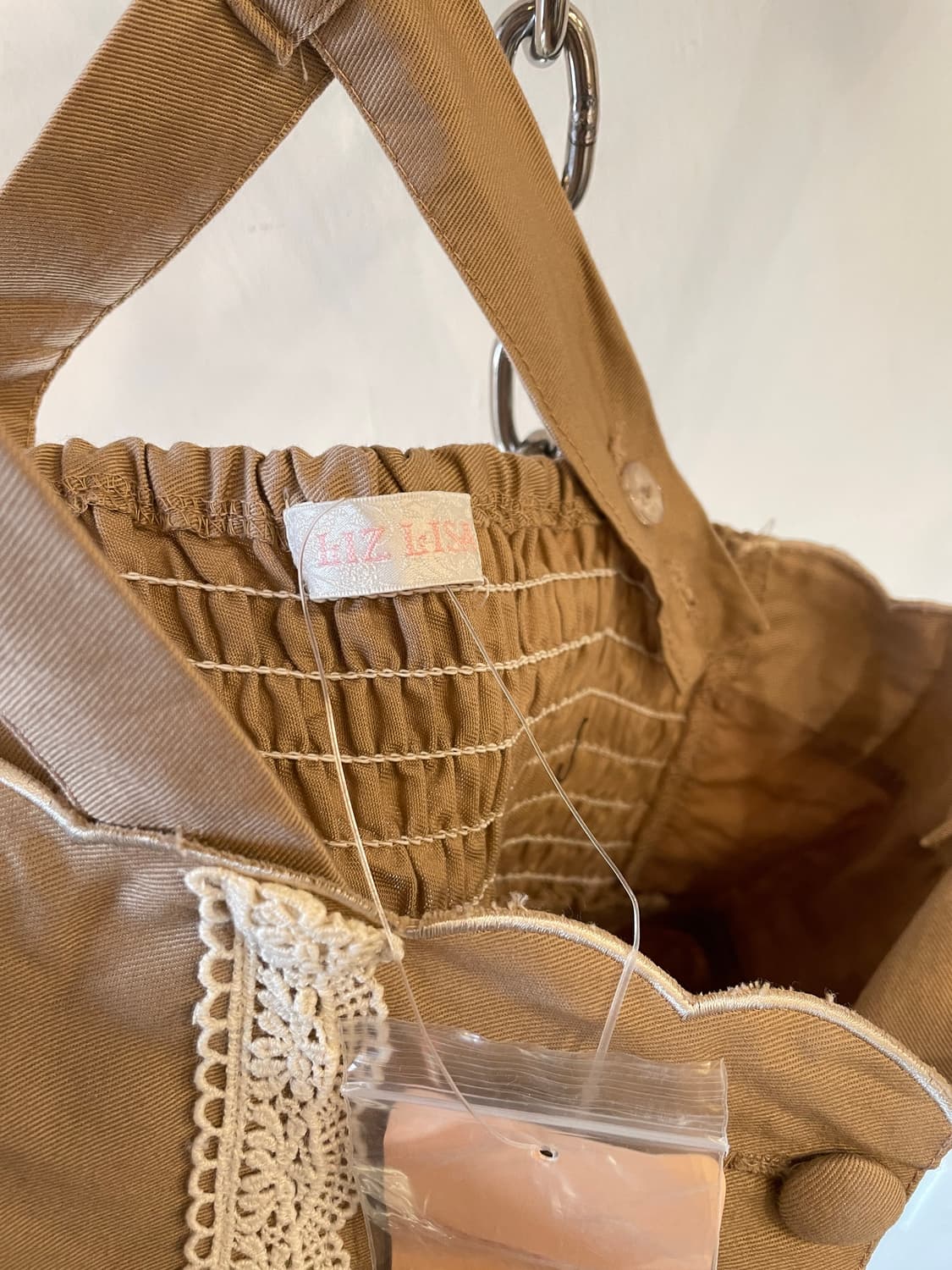 liz lisa 리즈리사 서스펜더 브라운 멜빵 팬츠 라떼 갸루 러블리 상품이미지9