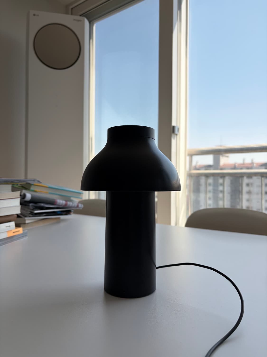 [미드센추리] HAY 포터블 무선 테이블 조명 램프 블랙 상품이미지2