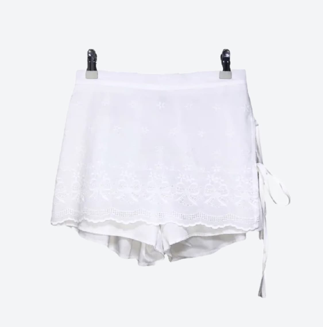 아워캐비넷 펀칭 랩 스커트 상품이미지2