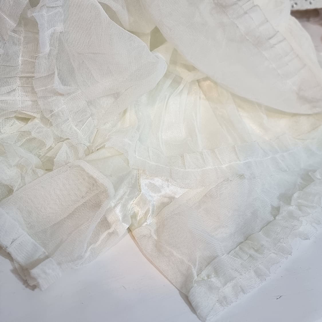 아이보리 캉캉 튤 스커트 상품이미지6