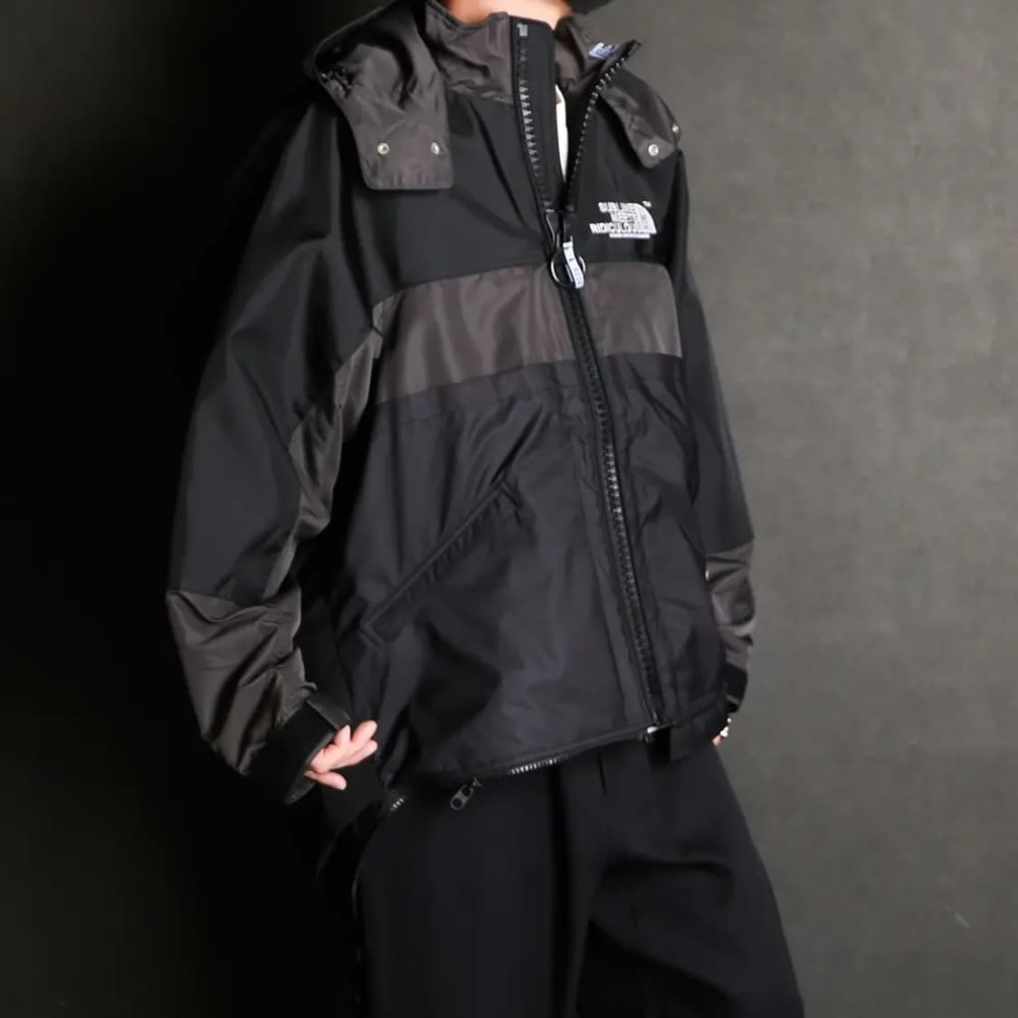 미하라야스히로 바텀 레이어드 나일론 자켓 상품이미지1