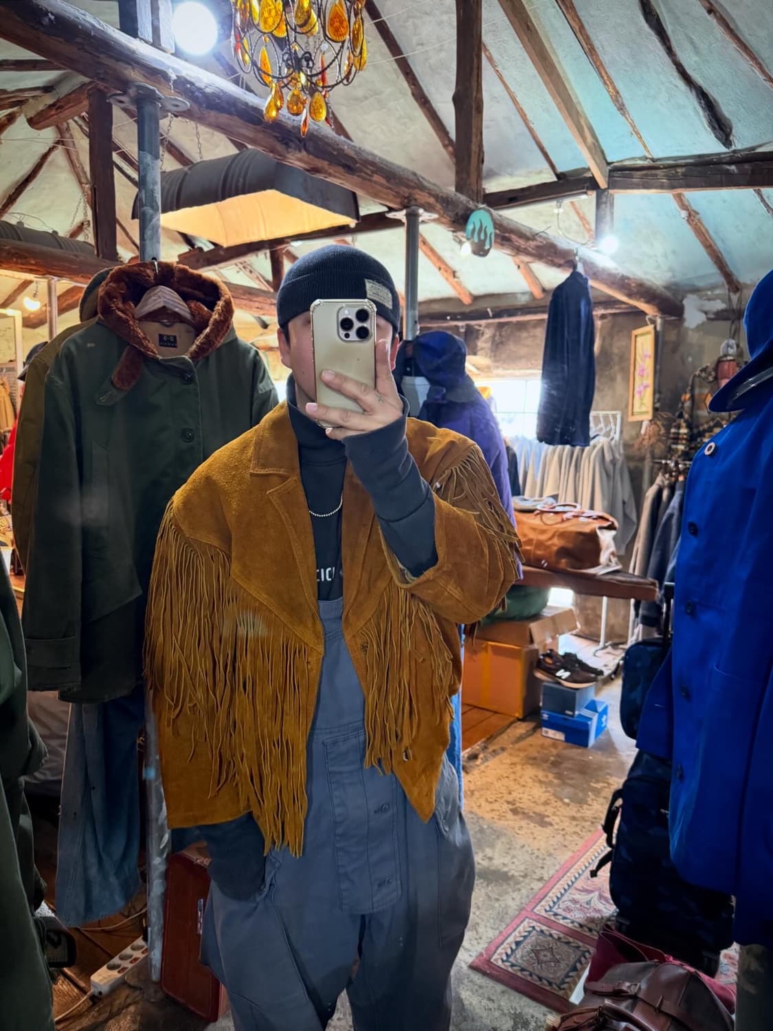 Vintage Suede Fringe Jacket  상품이미지9