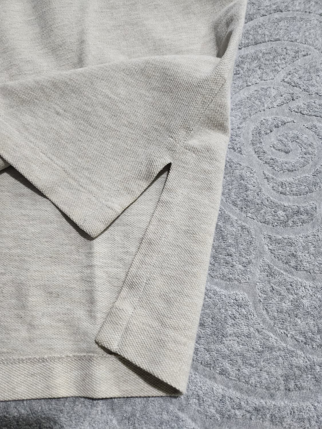 **폴로 랄프로렌 베이지 반팔 카라티 (L) 상품이미지5