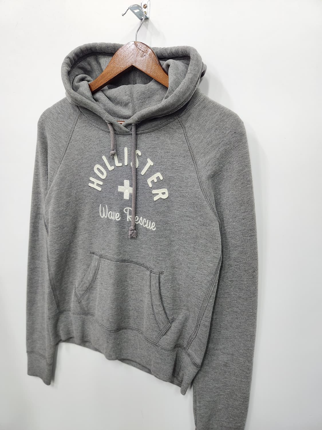 Hollister 그래이 로고 후드 상품이미지2