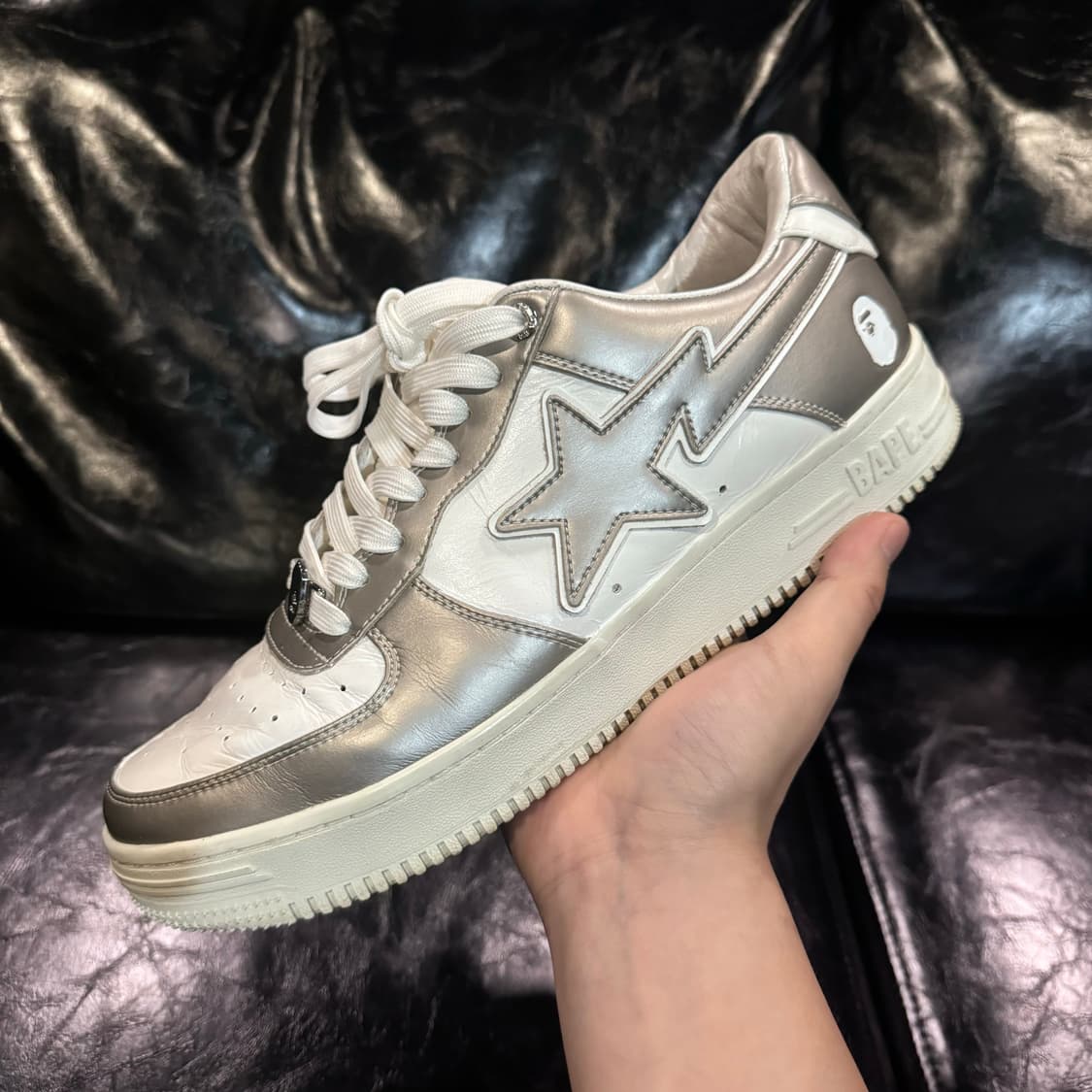 Bapestar silver 스니커즈 상품이미지4