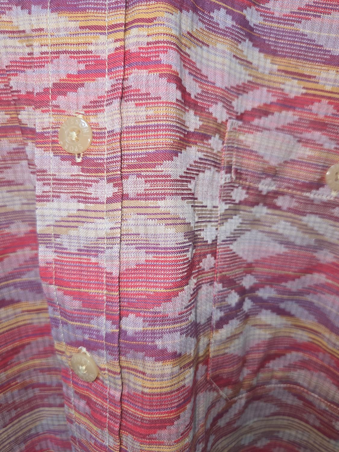 미쏘니 지오메트릭 패턴 셔츠 (Italy made) 상품이미지5