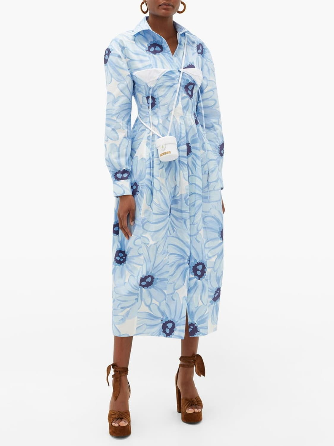 Jacquemus floral print poplin dress 36 상품이미지3