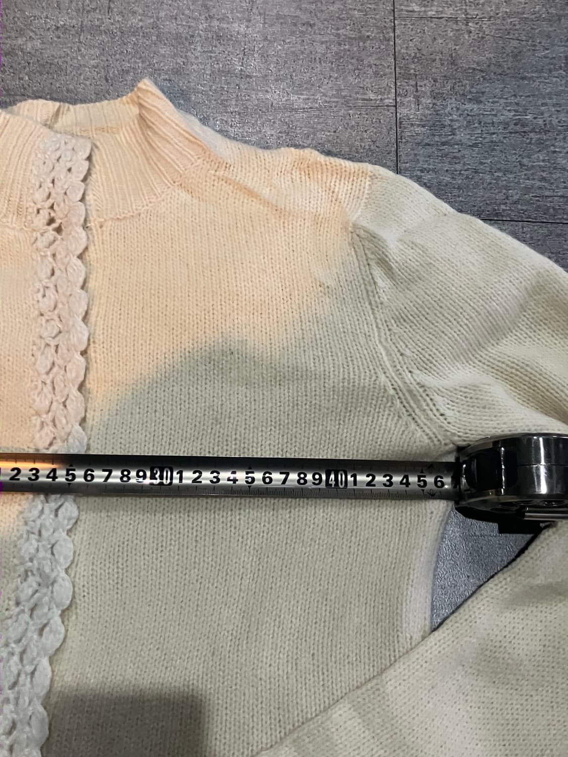 일본빈티지 Commecaism 하구미모리걸 할메카지 니트가디건 상품이미지2