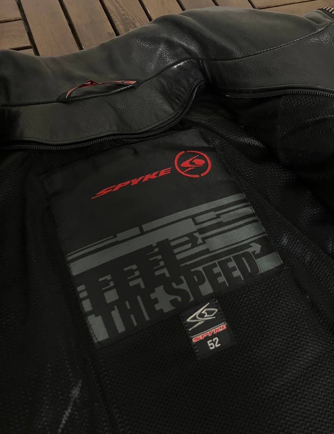 Spyke 레더 바이크 자켓 상품이미지8