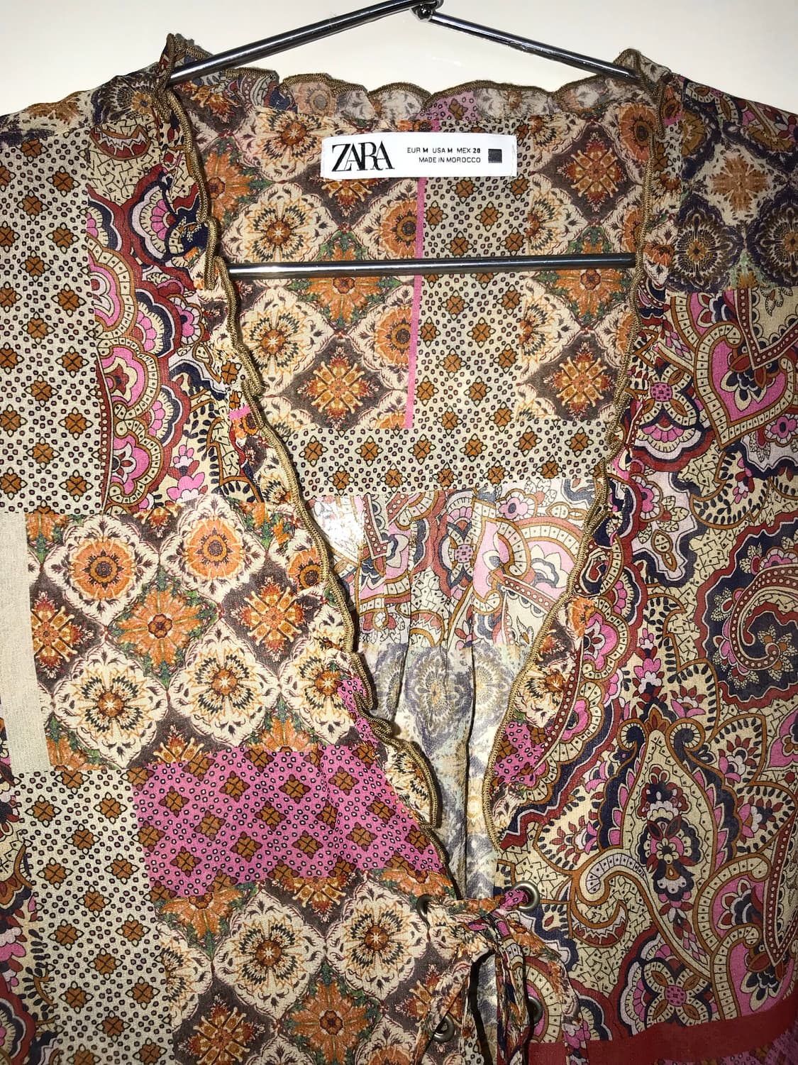 Ethnic Pattern Summer Blouse 상품이미지7