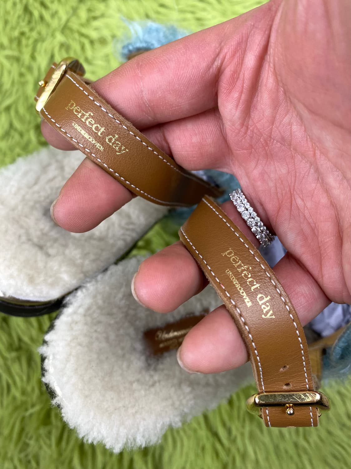 언더커버 2016 A/W 컬렉션 Perfect Day 울 플리스 퍼 샌들 상품이미지8