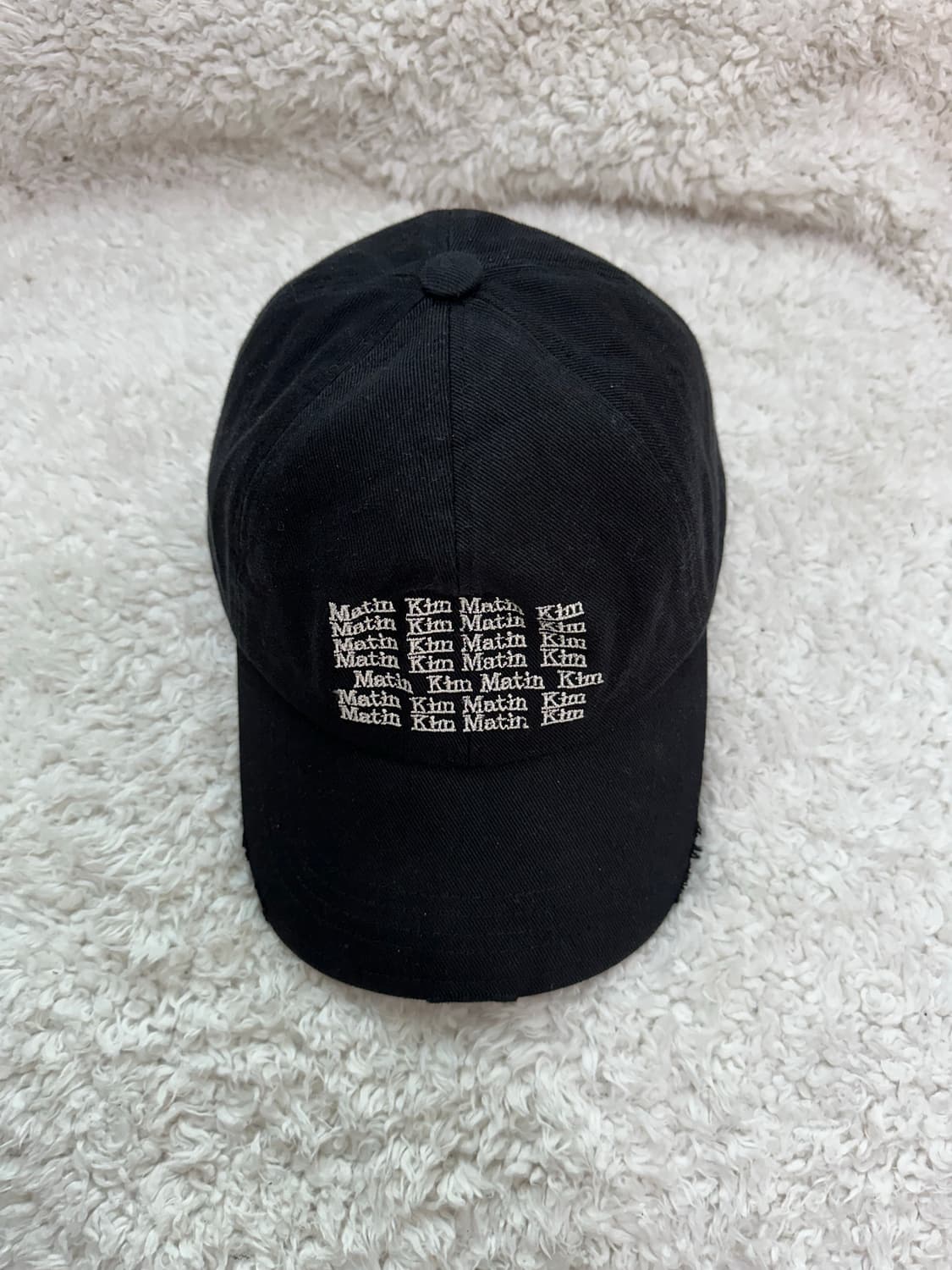 마땡킴 스펠링 볼캡 상품이미지1