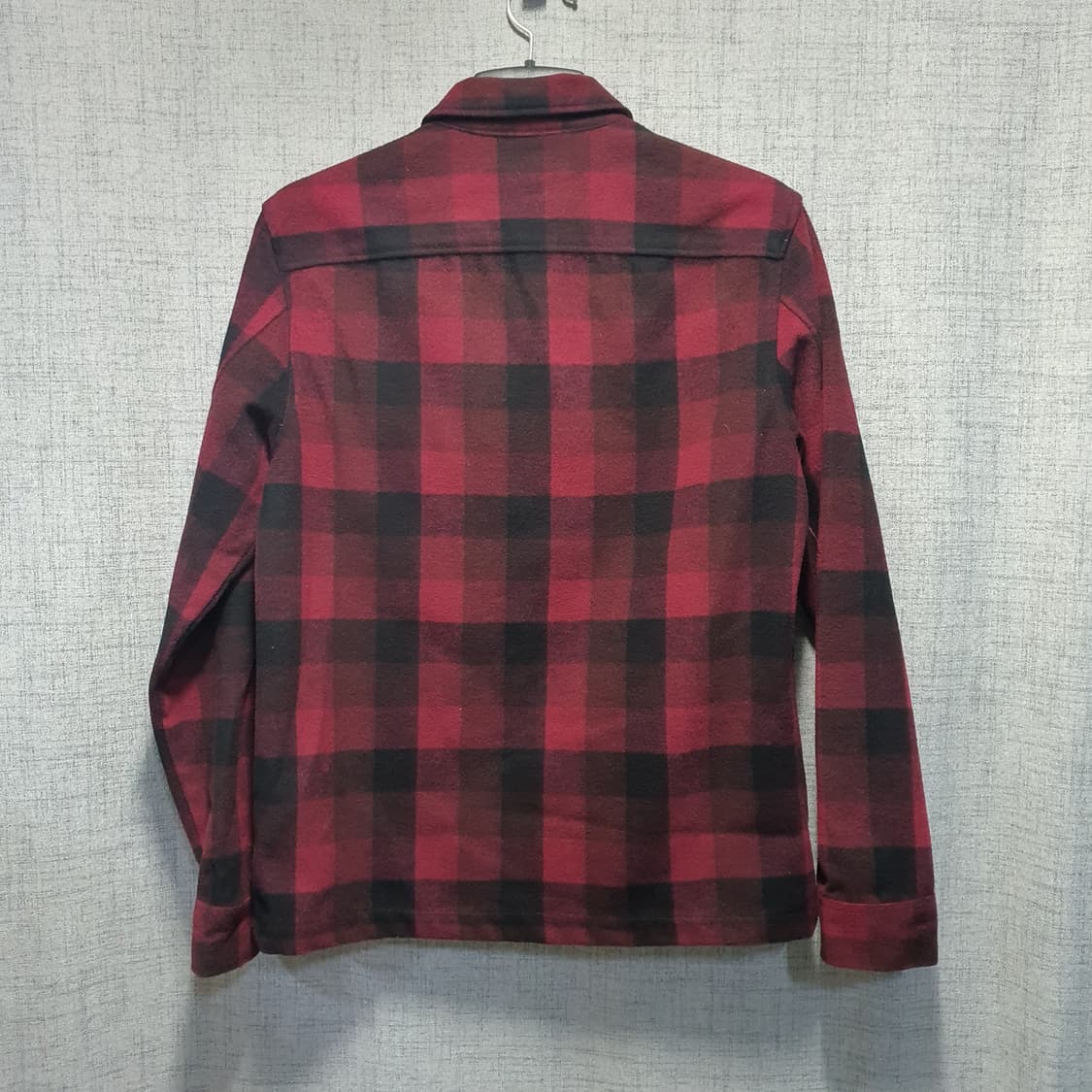 올세인츠 레드 체크 울 집업 자켓  상품이미지2