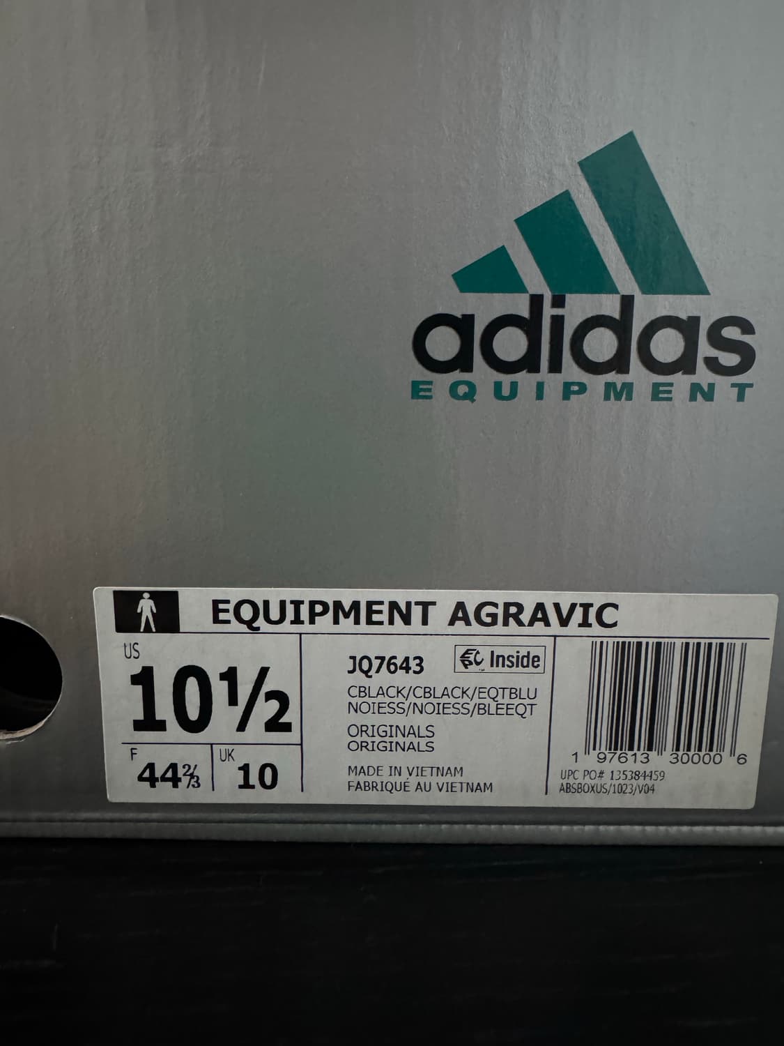 아디다스 Equipment Agravic 스니커즈 - 코어 블랙 상품이미지3